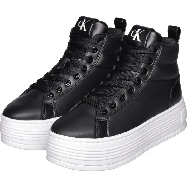 Calvin Klein BOLD PLATF MID OH MG Dámske tenisky, čierna, veľkosť