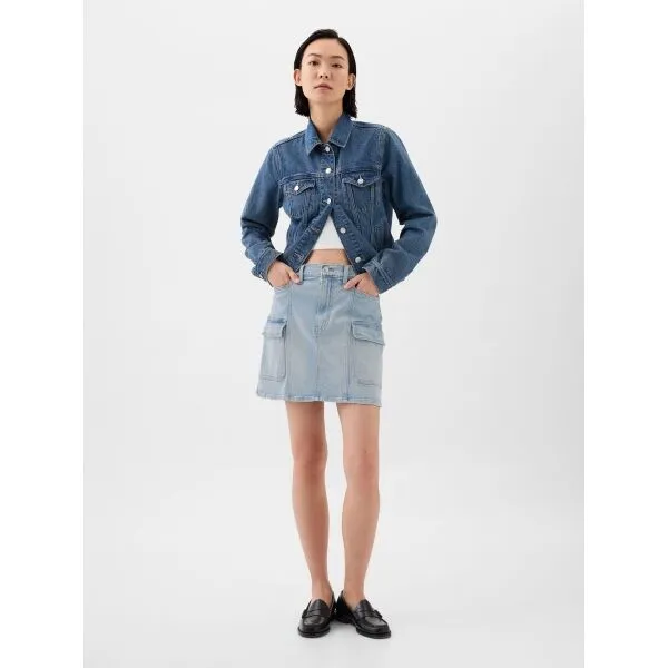GAP Denim Cargo Mini Skirt - Women's