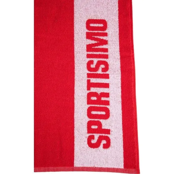 Sportisimo TOWEL SPORTISIMO Froté osuška, červená, veľkosť