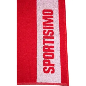 Sportisimo TOWEL SPORTISIMO Froté osuška, červená, veľkosť