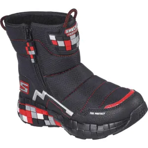 Skechers MEGA-CRAFT Chlapčenská zateplená zimná obuv, čierna, veľkosť