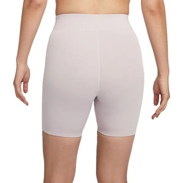 Nike SPORTSWEAR CLASSIC Dámske elastické šortky, béžová, veľkosť