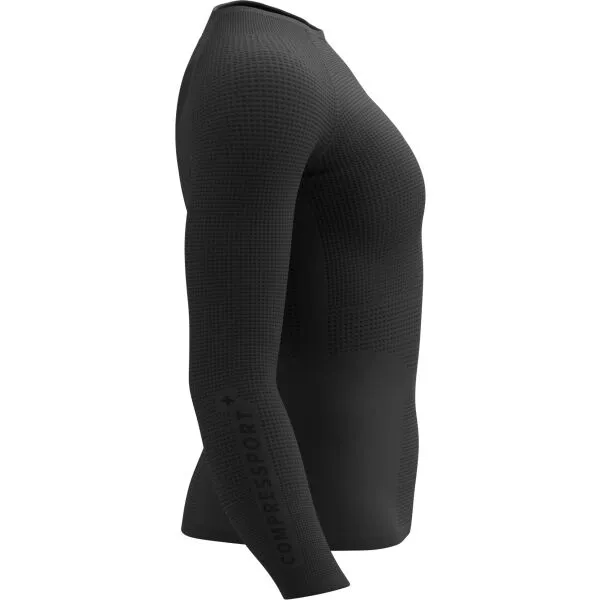 Compressport ON/OFF BASE LAYER LS TOP W Dámske termotričko, čierna, veľkosť