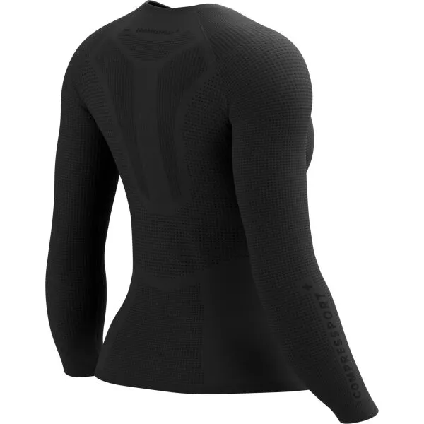 Compressport ON/OFF BASE LAYER LS TOP W Dámske termotričko, čierna, veľkosť