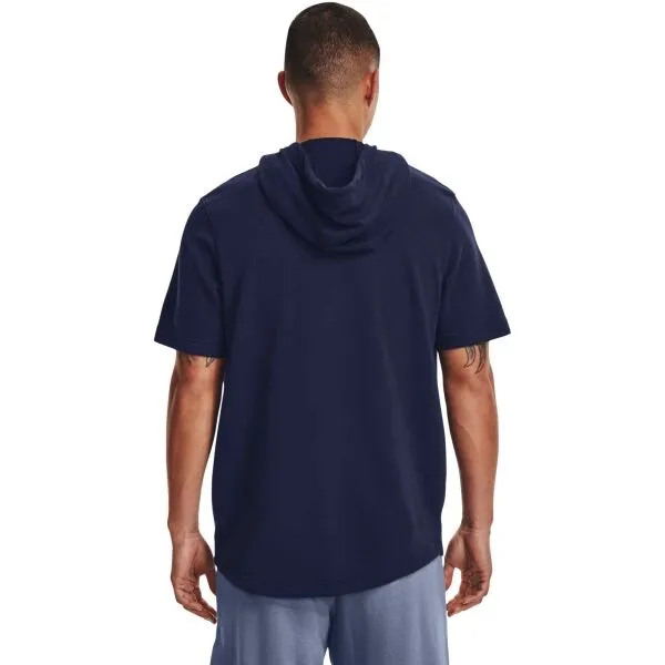 Under Armour RIVAL TERRY LC SS HD Pánska fitness mikina, tmavo modrá, veľkosť