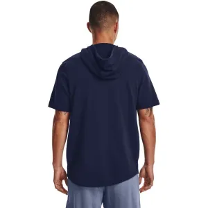 Under Armour RIVAL TERRY LC SS HD Pánska fitness mikina, tmavo modrá, veľkosť