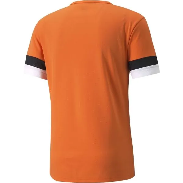 Puma teamRISE Chlapčenské futbalové tričko, oranžová, veľkosť