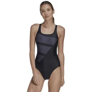 adidas BIG BARS SUIT Dámske jednodielne plavky, čierna, veľkosť