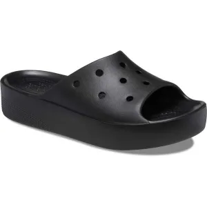Crocs CLASSIC PLATFORM SLIDE Dámska nazúvacia obuv, čierna, veľkosť 41/42