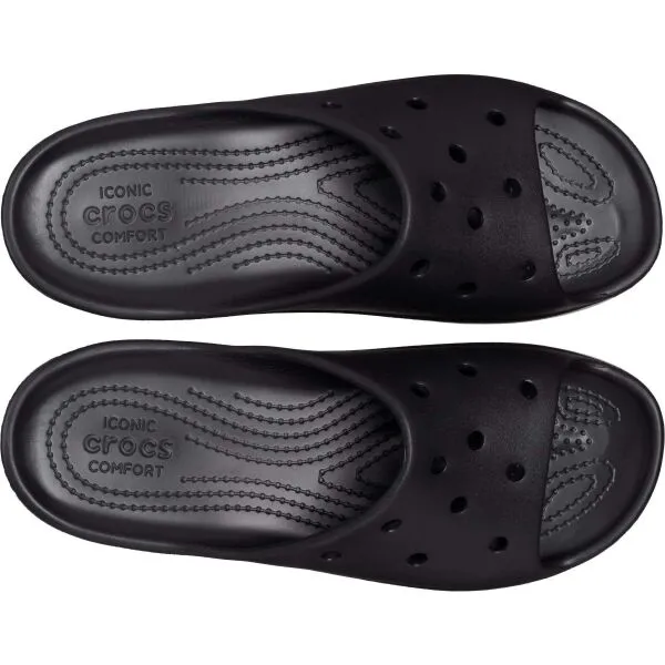 Crocs CLASSIC PLATFORM SLIDE Dámska nazúvacia obuv, čierna, veľkosť 41/42