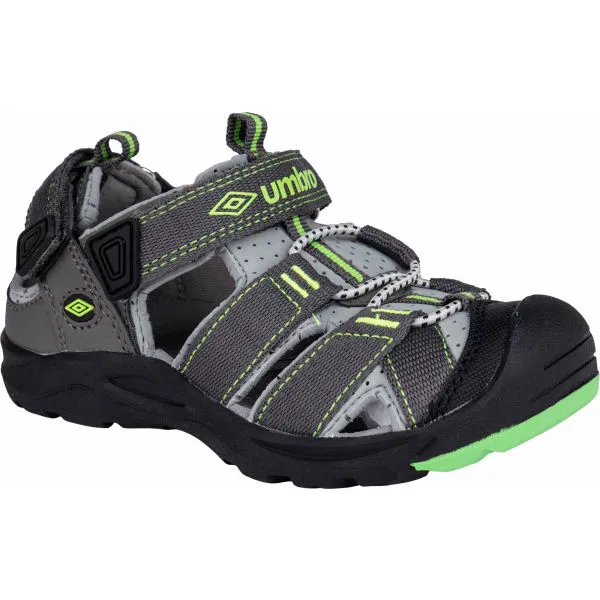 Umbro MEDEA Detské sandále, tmavo sivá, veľkosť
