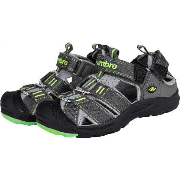 Umbro MEDEA Detské sandále, tmavo sivá, veľkosť