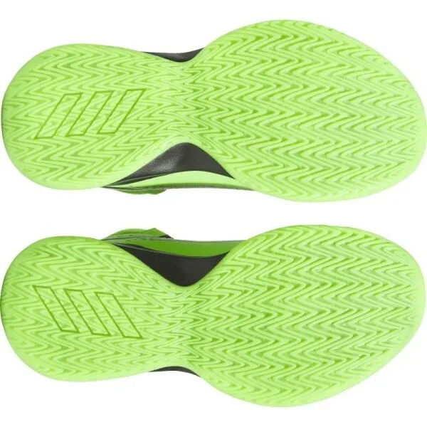 adidas CROSS EM UP 5 K WIDE Chlapčenská basketbalová obuv, zelená, veľkosť 38