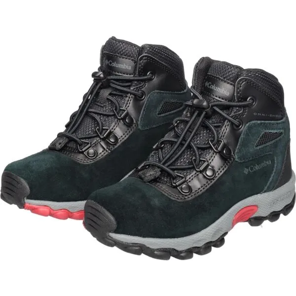 Columbia CHILDREN NEWTON RIDGE AMPED Detská outdoorová obuv, čierna, veľkosť 28