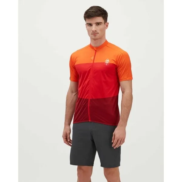 SILVINI TURAMO PRO Pánsky cyklistický dres, červená, veľkosť