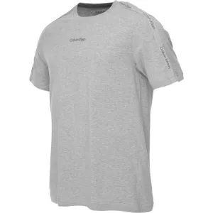 Calvin Klein PW - SS TEE Pánske tričko, sivá, veľkosť