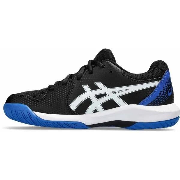 ASICS GEL-DEDICATE 8 GS Detská tenisová obuv, čierna, veľkosť 35.5