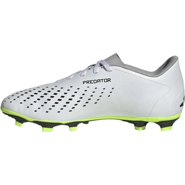 adidas PREDATOR EDGE.4 FXG Pánske kopačky, biela, veľkosť 42