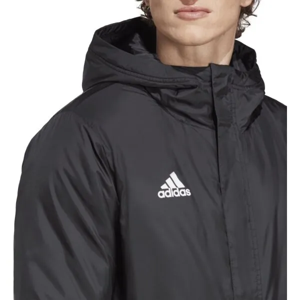adidas ENTRADA 22 STADIUM JACKET Juniorská futbalová bunda, čierna, veľkosť