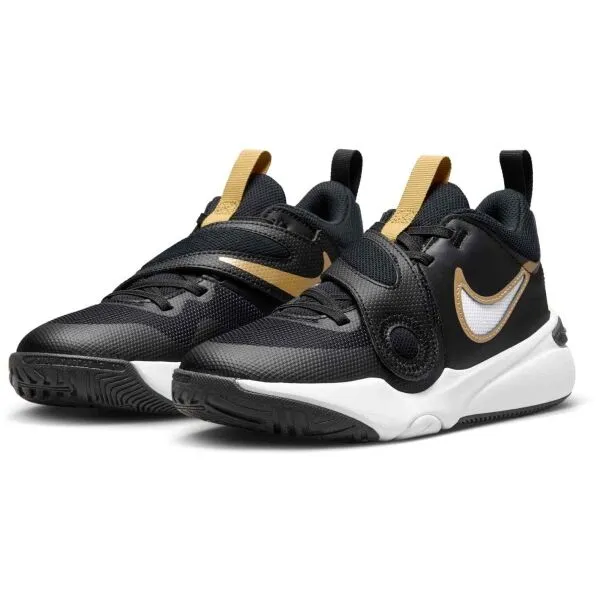 Nike TEAM HUSTLE D 11 Detská basketbalová obuv, čierna, veľkosť 39