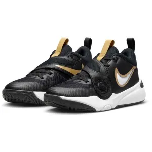 Nike TEAM HUSTLE D 11 Detská basketbalová obuv, čierna, veľkosť 39