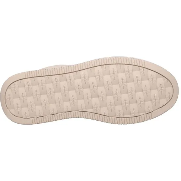 Calvin Klein BOLD PLATF LACEUP LOW MG SUEDE Dámske tenisky, béžová, veľkosť