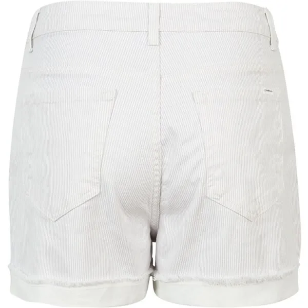 O'Neill ESSENTIALS 5-POCKET SHORTS Dámske šortky, biela, veľkosť