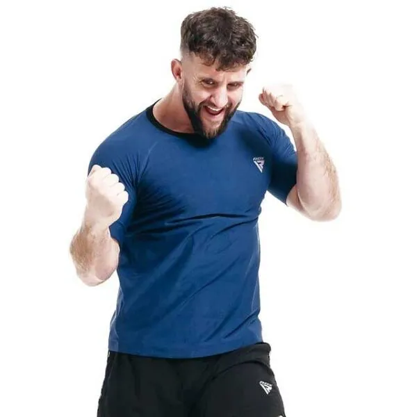 RDX M1 SWEAT T-SHIRT Pánske športové tričko, tmavo modrá, veľkosť XXXL