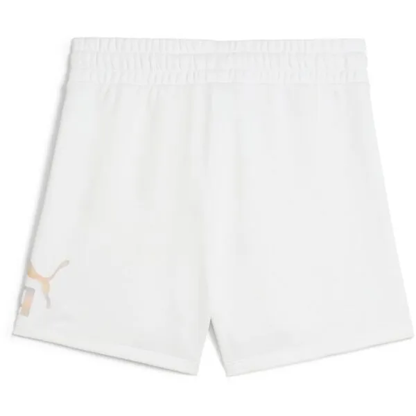 Puma ESSENTIALS + SUMMER DAZE SHORTS G Dievčenské kraťasy, biela, veľkosť