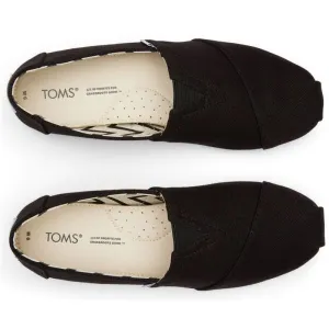 TOMS RECYCLED COT CAN WM ALPR Dámske espadrilky, čierna, veľkosť