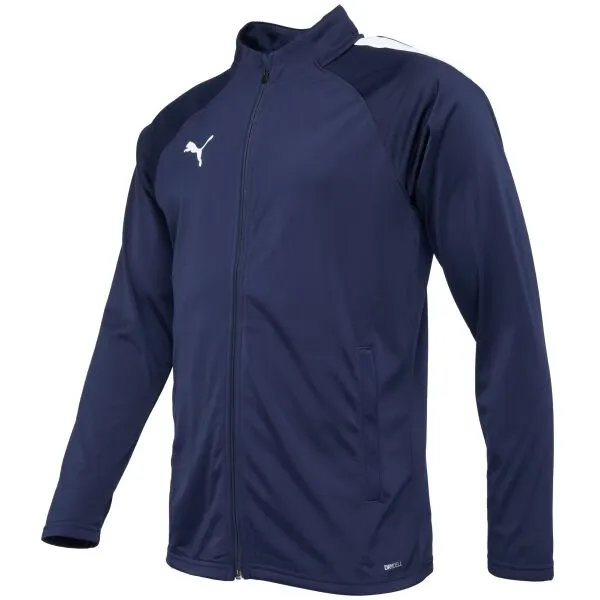Puma TEAMLIGA TRAINING JACKET Pánska futbalová bunda, tmavo modrá, veľkosť