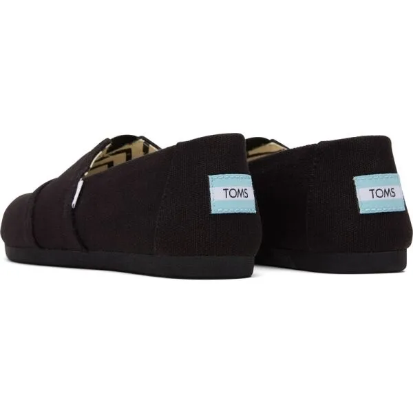 TOMS RECYCLED COT CAN WM ALPR Dámske espadrilky, čierna, veľkosť