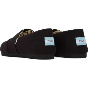 TOMS RECYCLED COT CAN WM ALPR Dámske espadrilky, čierna, veľkosť