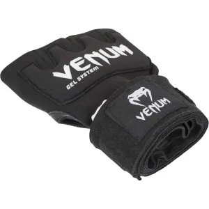 Venum KONTACT GEL GLOVE WRAPS Rukavice, čierna, veľkosť