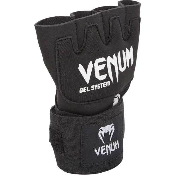 Venum KONTACT GEL GLOVE WRAPS Rukavice, čierna, veľkosť