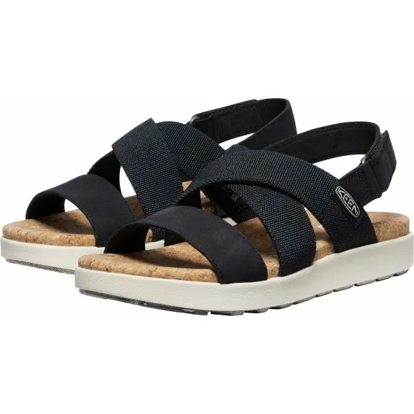 Keen ELLE CRISS CROSS W Dámske sandále, čierna, veľkosť 41