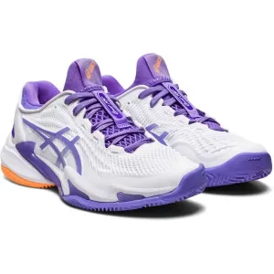 ASICS COURT FF 3 CLAY Dámska indoorová obuv, biela, veľkosť 37