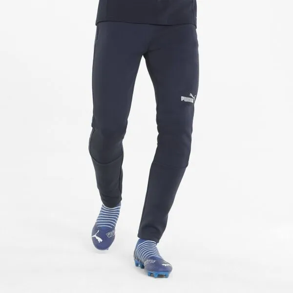 Puma TEAMFINAL CASUALS PANTS Pánske športové nohavice, tmavo modrá, veľkosť