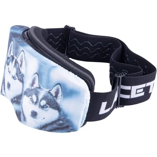 Laceto SKI GOGGLES COVER WOLF Textilný obal na lyžiarske okuliare, mix, veľkosť