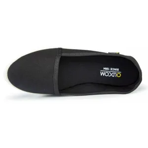 Oldcom ESPADRILKY CANVAS Dámske espadrilky, čierna, veľkosť