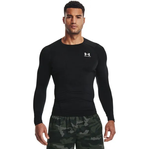 Mikina Under Armour HG Armour Comp LS - black/white