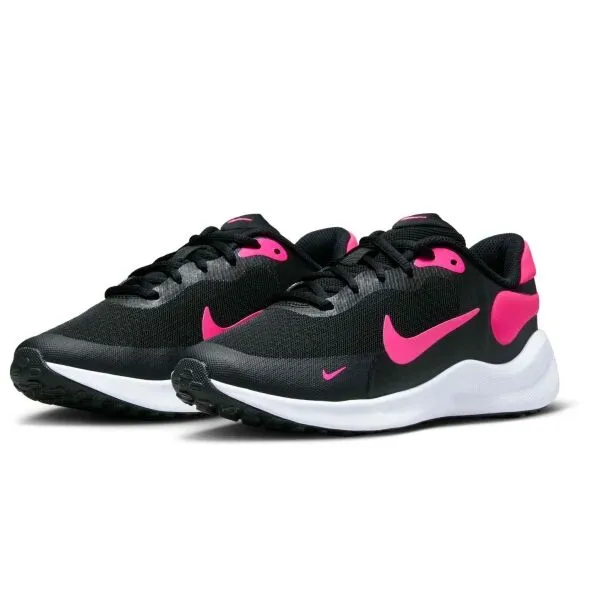 Nike REVOLUTION 7 (GS) Juniorská bežecká obuv, čierna, veľkosť 38