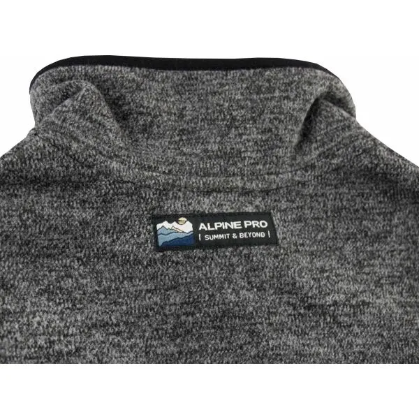 ALPINE PRO XEMEN Pánska outdoorová mikina, čierna, veľkosť