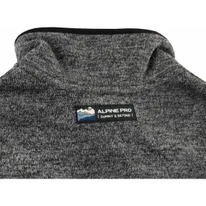 ALPINE PRO XEMEN Pánska outdoorová mikina, čierna, veľkosť