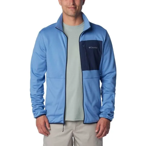Flísová mikina Columbia Hike Full Zip - skyler/collegiate navy