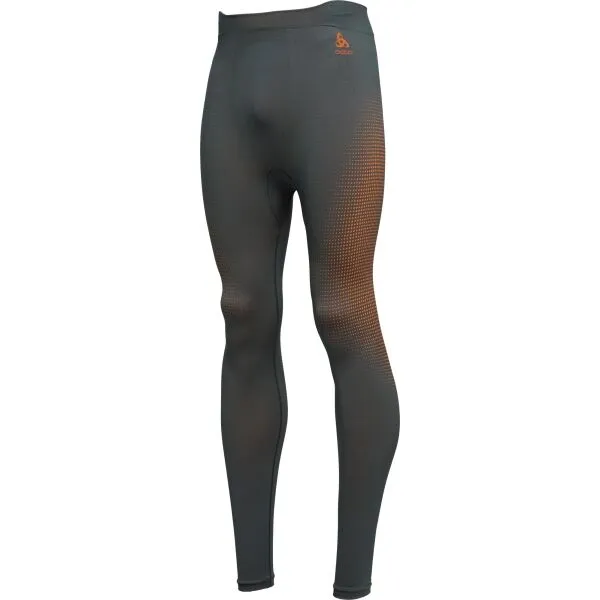 Odlo PERFORMANCE WARM ECO Pánske funkčné nohavice, tmavo sivá, veľkosť