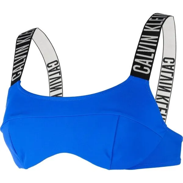 Calvin Klein INTENSE POWER-BRALETTE-UW Dámsky vrchný diel plaviek, modrá, veľkosť