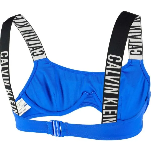 Calvin Klein INTENSE POWER-BRALETTE-UW Dámsky vrchný diel plaviek, modrá, veľkosť