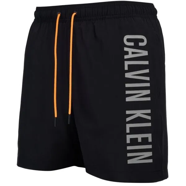 Calvin Klein INTENSE POWER-MEDIUM DRAWSTRING-ACTIVE Pánske kúpacie šortky, čierna, veľkosť