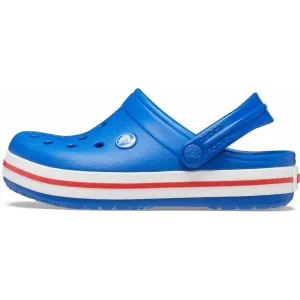 Crocs CROCBAND CLOG K Detská nazúvacia obuv, modrá, veľkosť 33/34